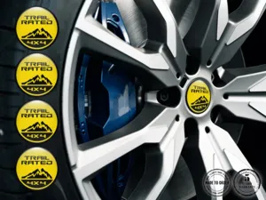 Jeep Édition Décalques Roues Autocollants Résine Personnalisés